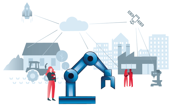 conectivity and iot illustration